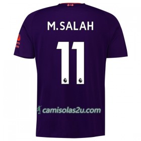 Camisolas de Futebol Liverpool M.Salah 11 Equipamento Alternativa 2018/19 Manga Curta